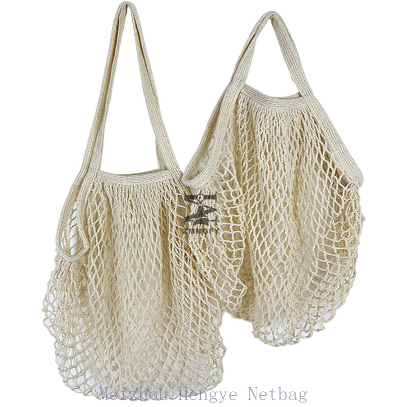 Bolsa de malla de almacenamiento de frutas y verduras de cocina bolsa de artículos diversos bolsa colgante bolsa de compras tejida de gran capacidad bolsa de malla hueca portátil transpirable