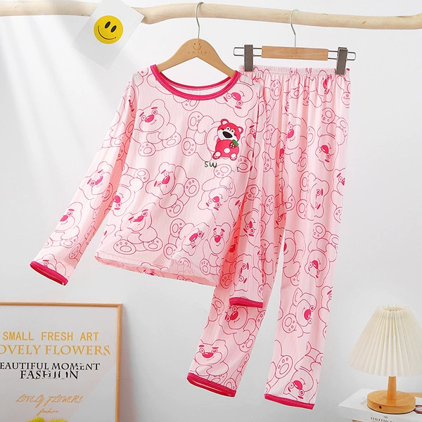 XC Long Sleeve-Tape Strawberry Bear