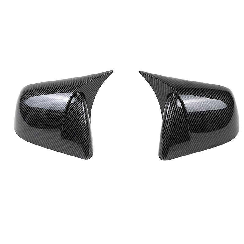 Suitable for refurbished new Tesla model3 horn mirror cover car modification bright black/carbon braze dimension