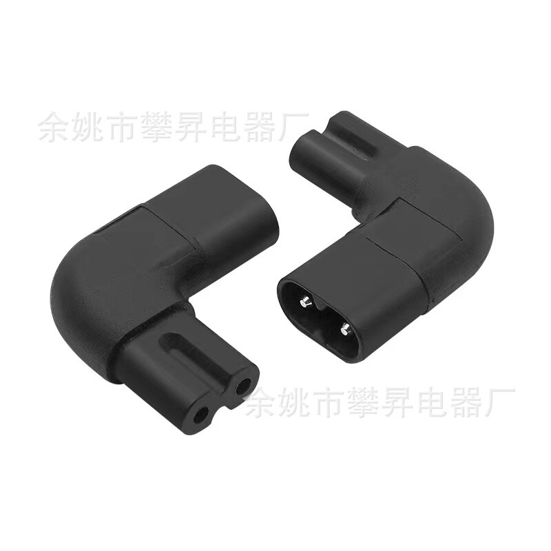 Direct sales 90 degrees eight-tail male and female conversion plug eight-tail ST2 to ST5 eight-tail female plug adapter