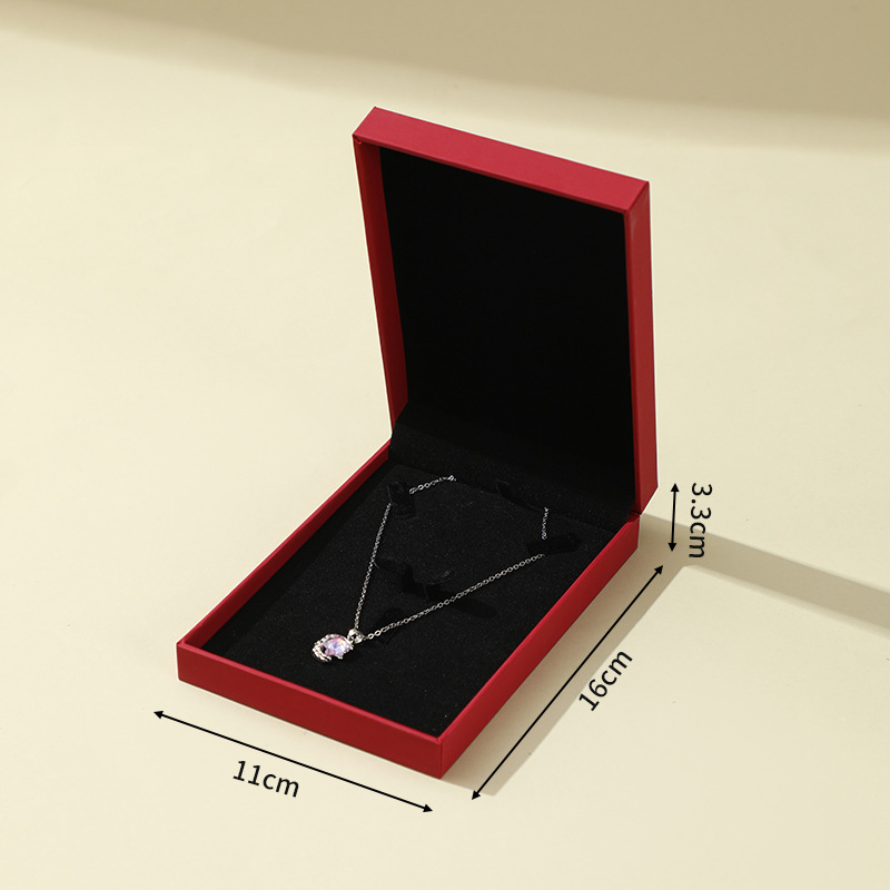 Spot caja de embalaje de joyería de ángulo recto propuesta de matrimonio anillo de confesión embalaje de anillo de diamantes caja de joyería caja de tapa de alta gama