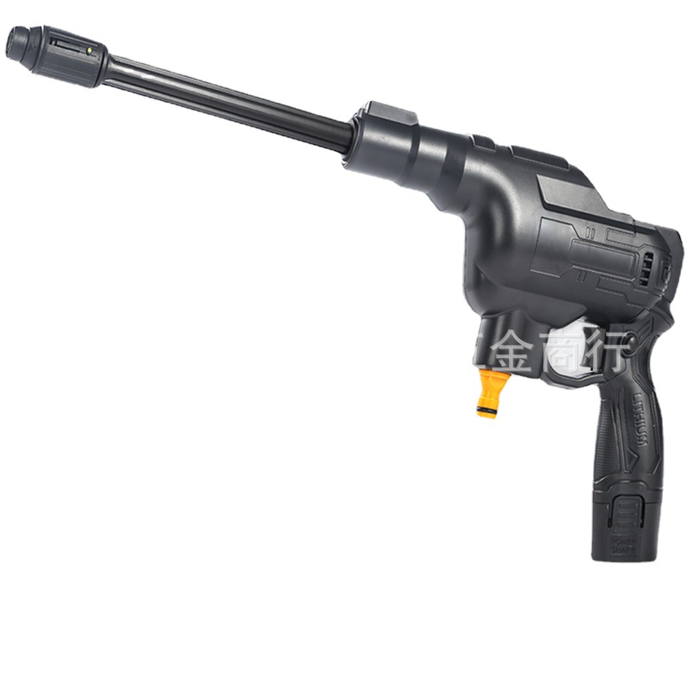 无线洗车锂电池水枪洗车高压水泵车用便携电动家用洗车机工具