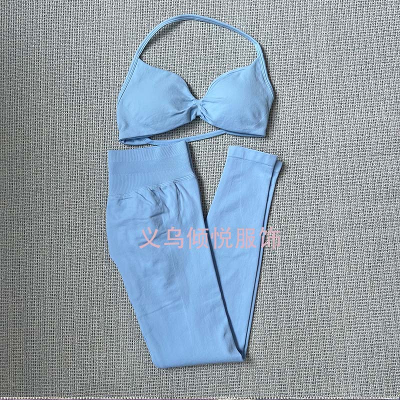 DFYNE AliExpress TK Venta caliente Sujetador pequeño Pantalones cortos Traje de pantalones Yoga Fitness Deportes Casual Traje transpirable