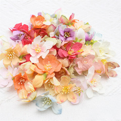 仿真花艺 仿真兰陵花朵假花绢花DIY头饰古风汉服服饰婚庆装饰配件