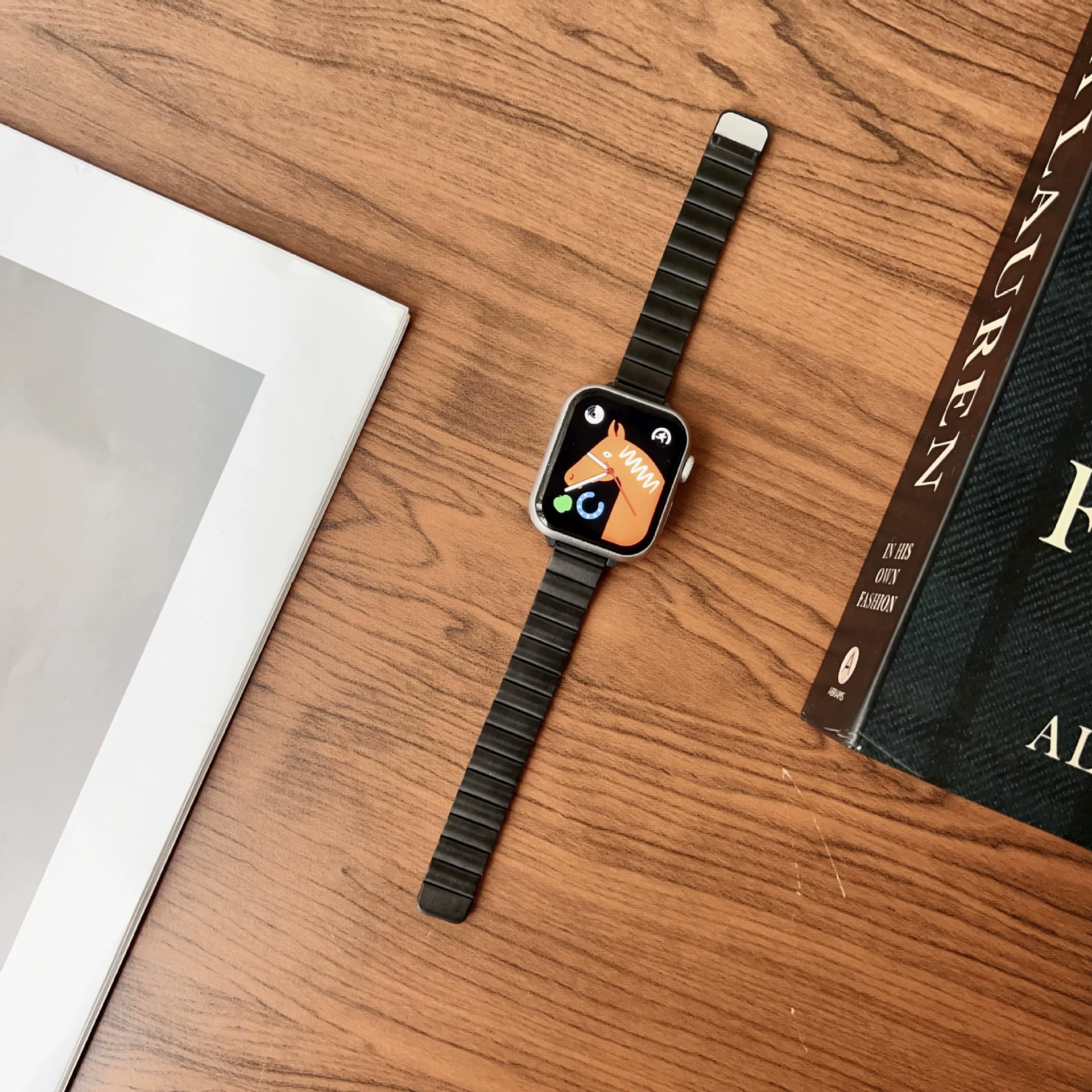 Apple, совместимый браслет, металлический ремешок для часов, 42мм, 46мм