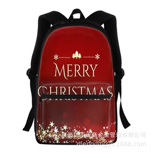 FORUDESIGNS new student backpack Christmas pattern printed LOGO factory direct supply one-piece delivery