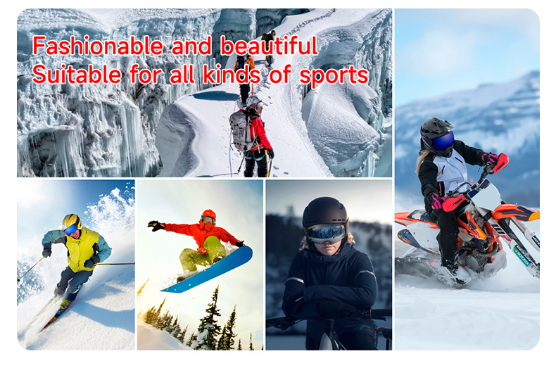 2024 ochelari de protecție sferici pentru miopie cu câmp mare magnetic pentru schi pentru adulți, în aer liber, anti-ceață_voghion.com