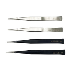 Taiwan AA double A clip pliers, stainless steel black and white pointed head welding clips, low heat transfer pliers, thickened pliers