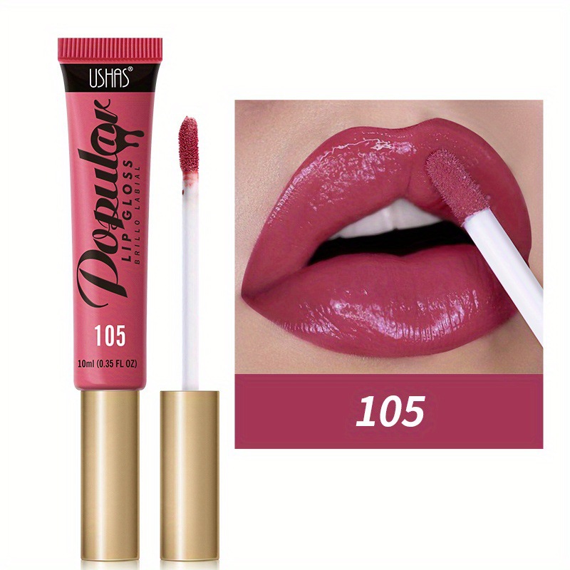 21g Weight Lip Glaze Type Of Cosmetics Plastic Material Multicolor Pattern Casual, Vacation Style Casual Vacation Multicolor Plastic Lip Glaze 12