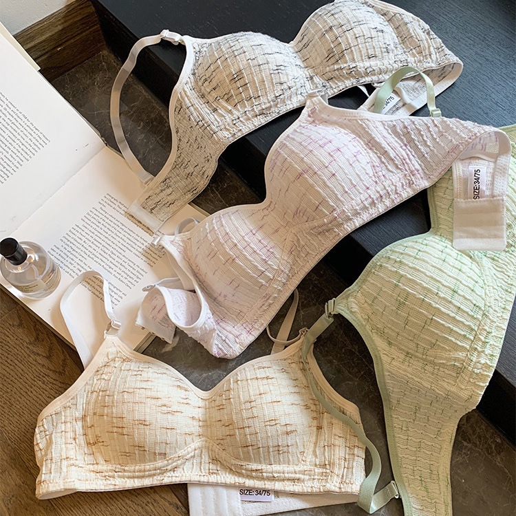 Venta directa de fábrica comercio electrónico transfronterizo Sudeste de Asia Vietnam Tailandia damas sin costuras sujetador de recogida lateral cómodo