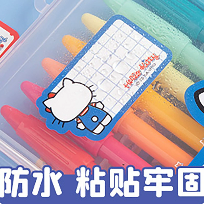 Подарочный набор Sanrio, Hello Kitty, наклейка с названием мультфильма, канцелярские товары