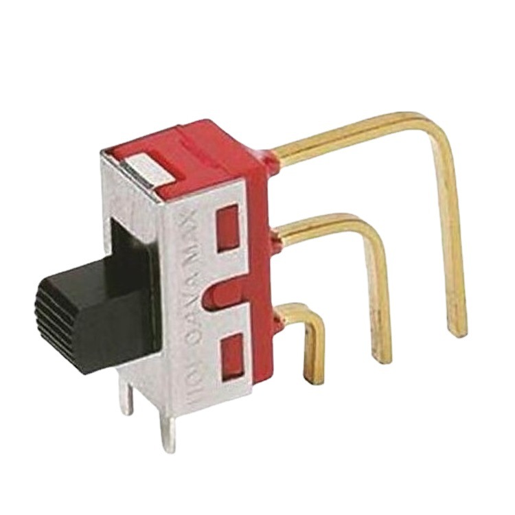 侧柄2档拨动开关大电流2A 2位大功率滑动开关 拨码开关侧面2位