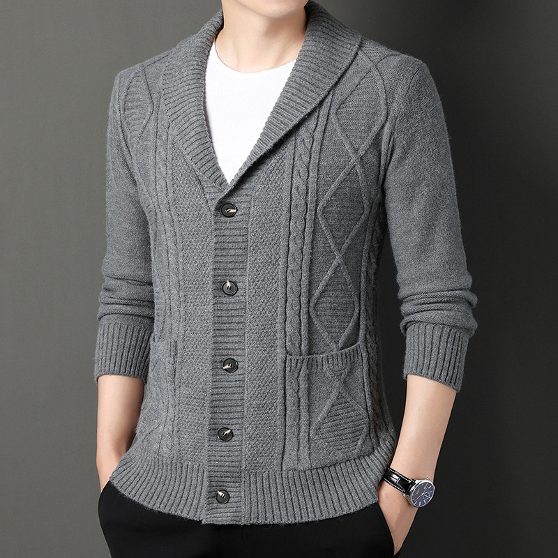 Cardigan in Light Gray