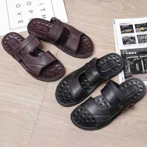  Summer New Men's Beach Shoes Slippers Two-in-One Street Stall Shoes Supermarket Casual Slippers for Men Vietnam Cross-border