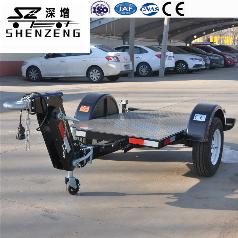 1吨牵引高度可调节平板拖车 发电机组转运拖车 厂内中专车