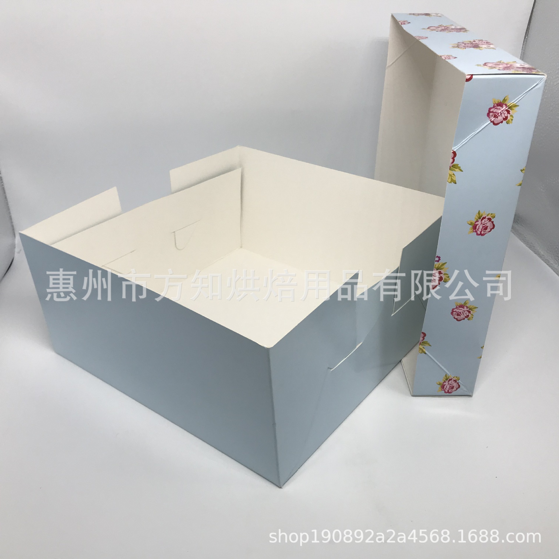 8/10/12寸亚马逊专供生日蛋糕盒子 整件批发烘焙包装盒Cake box