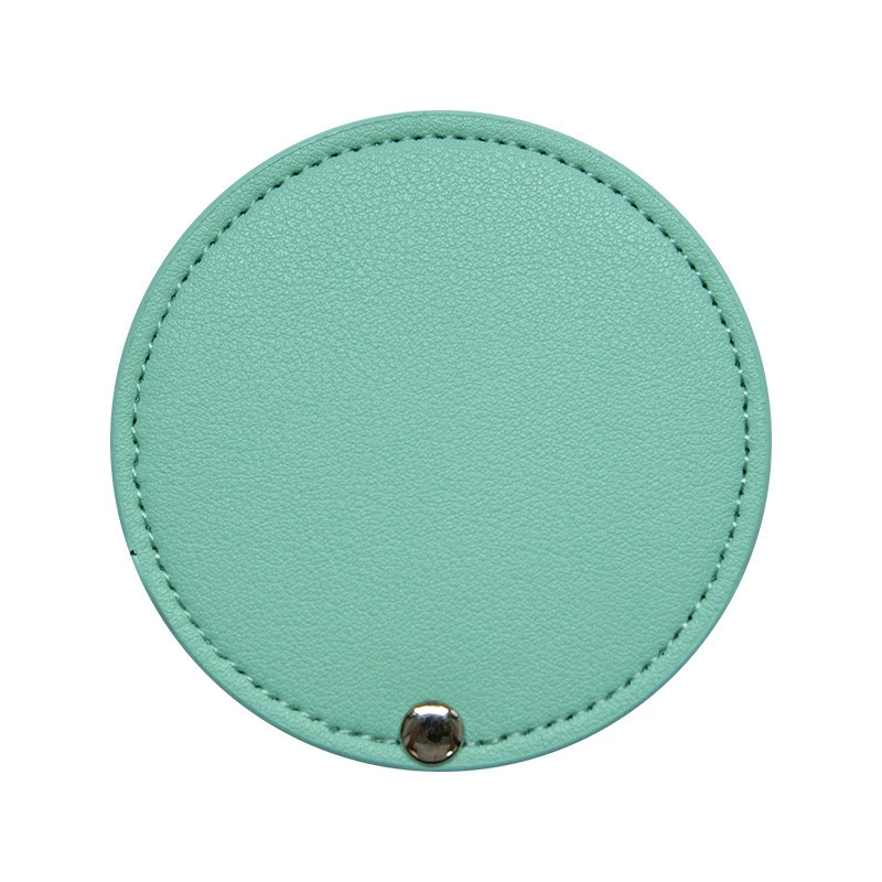 Fashionable polyurethane multicoloured handheld small mirror