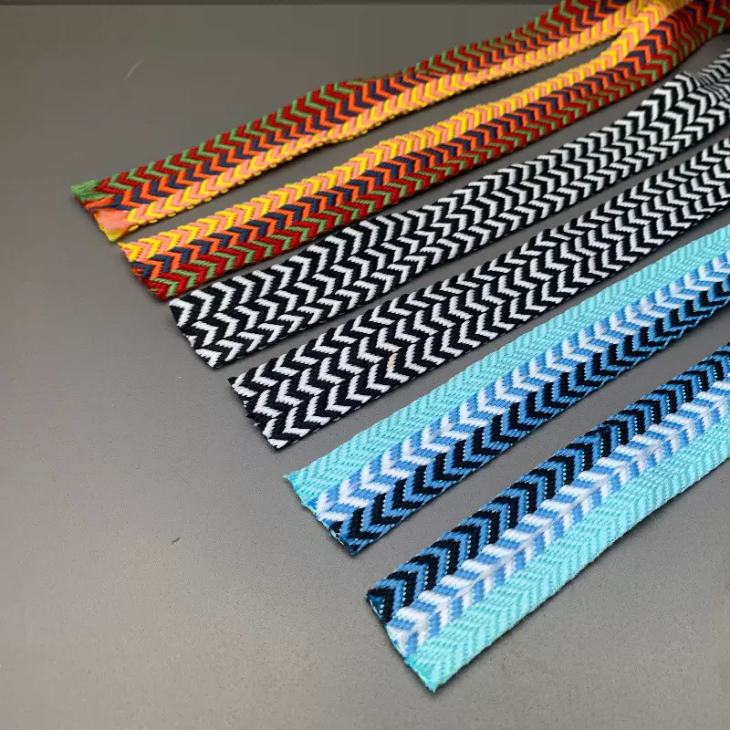 鞋带超宽波浪纹3CM加宽男女运动板适配浪凡面包鞋颜色可定执切款