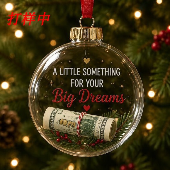 New cross-border Christmas message keepsake ornament New cross-border Christmas message keepsake ornament