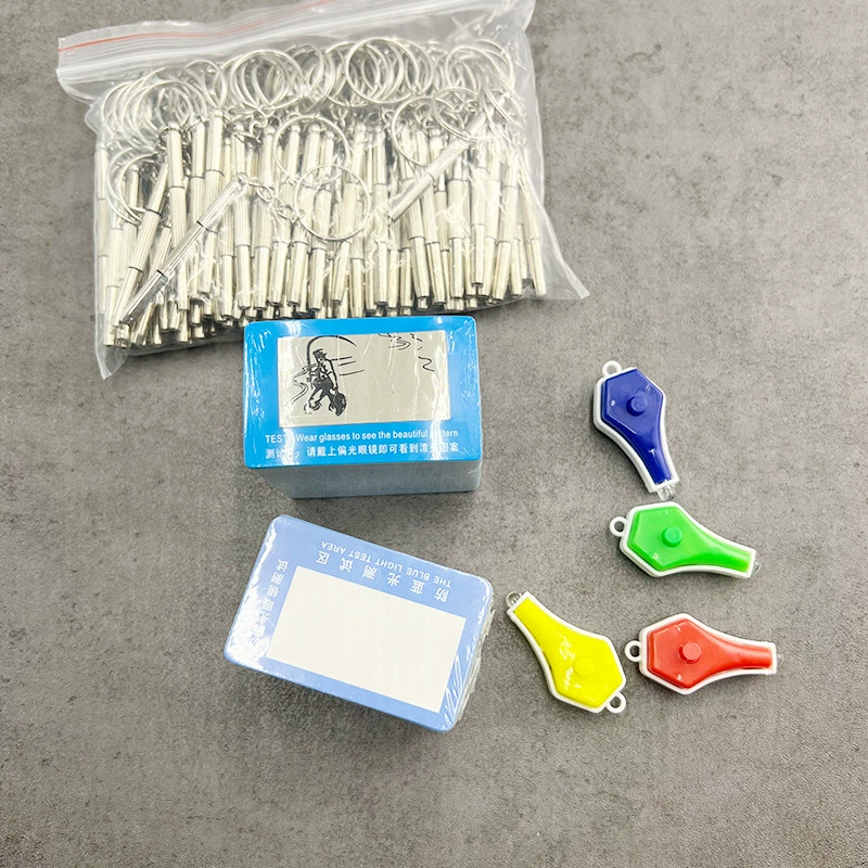 Отвертка «три в одном» для очков с поляризовкой анти-синим светом тест-карта набор очков отвертка оптом