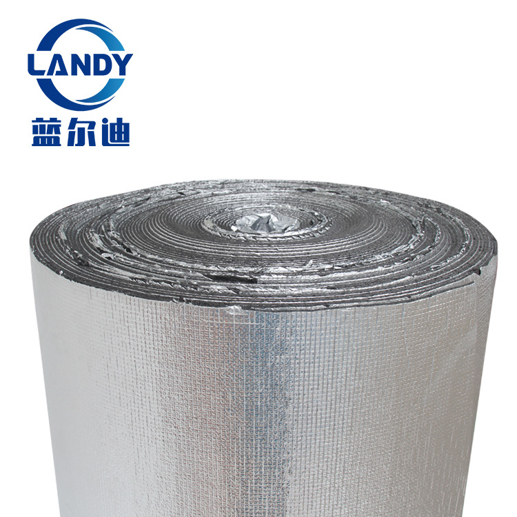 夏季隔热XPE棉墙壁屋顶防火防潮隔音降噪层XPE复合铝膜铝箔