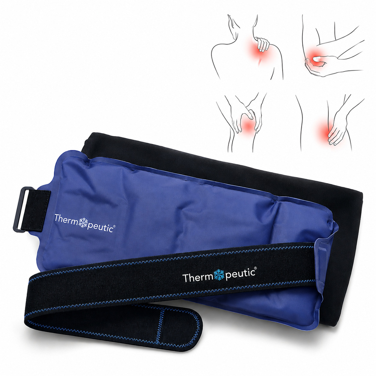 Foreign Trade Hot and Cold Compress Waist Support Ice Pack Heating Belt Pain Relief Hot Compress Bag Reusable Gel Hot and Cold Compress Bag
