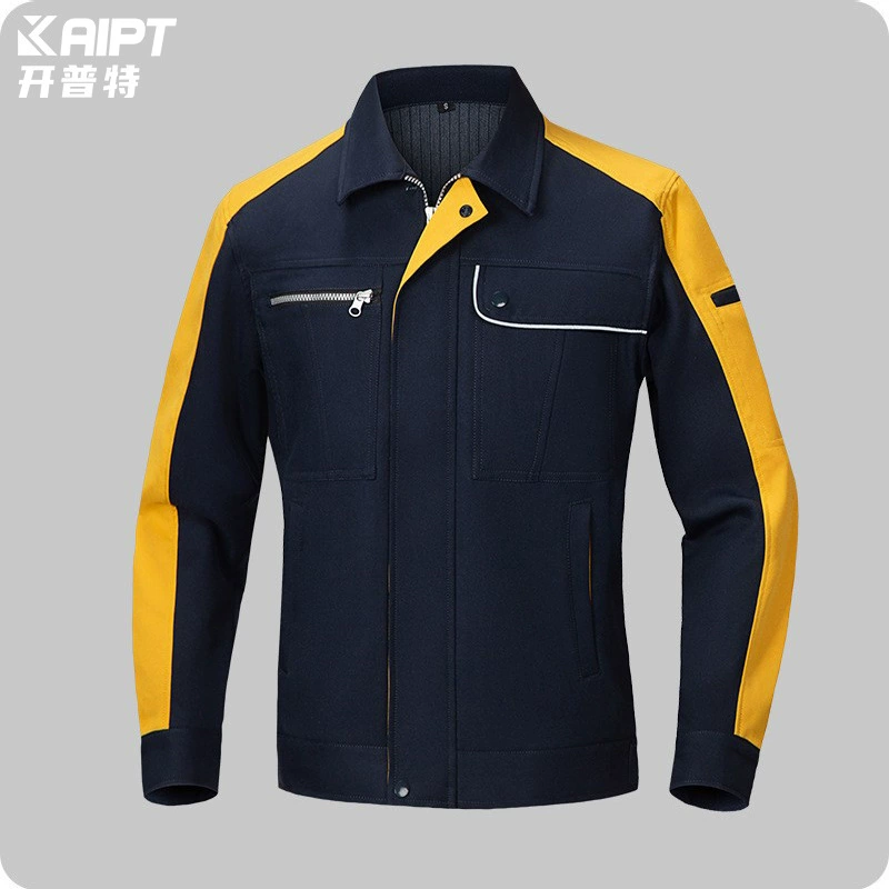 Трансграничная рабочая одежда с принтом, мужское весенне-осеннее пальто с длинными рукавами, чехол из полиэстера, хлопковая рабочая одежда, мастерская, Рабочая защитная одежда, топ оптом