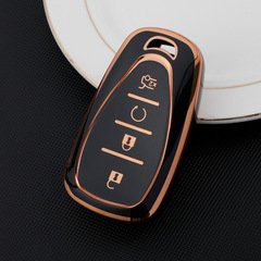 Four-Button Chevrolet Key Fob Compatible with Buick Excelle XL 2017, New Kia Rio, Creema, and Explorer Key Holder