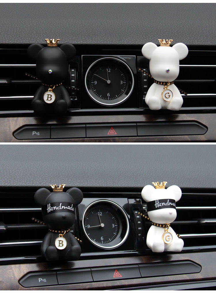 Car perfume ornaments air conditioning outlet expansion Incense Stone jewelry violent bear gypsum aromatherapy car fragrance light fragrance