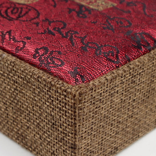Vintage linen tassel jewelry box jewelry ring box beads pendant box bracelet bracelet bracelet box wholesale