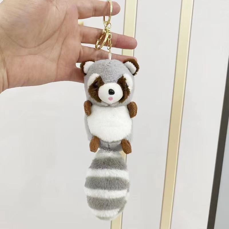 Colgante de felpa sanliou yugui perro llavero accesorios muñeca coolomi muñeca regalo juguete
