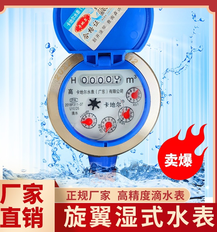 家用自来水水表户外防冻数字计量机械热水干式工业大口径水表