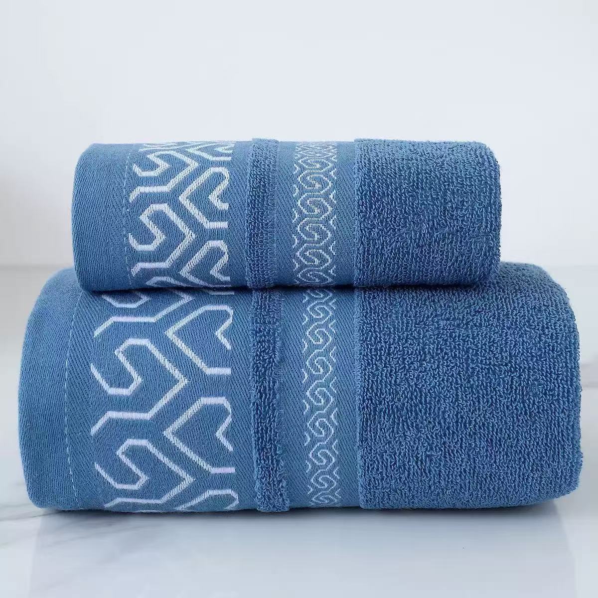 Sınır Ötesi Havlu Banyo Havlusu İhracat Polyester Pamuk Seti Yüz Havlusu Süper Emici Polyester Pamuk Havlu Banyo Havlusu Toptan