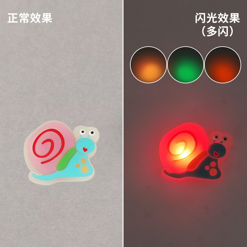 2025年越境EC下駄靴花LED発光フラッシュ楽しいDIY靴バックル靴アクセサリー装飾バックル|undefined