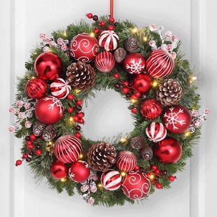 Door Hanging Window Ornaments Hotel Mall Creative Pendants Scene Layout Christmas Garland Rattan Garland Scene Props