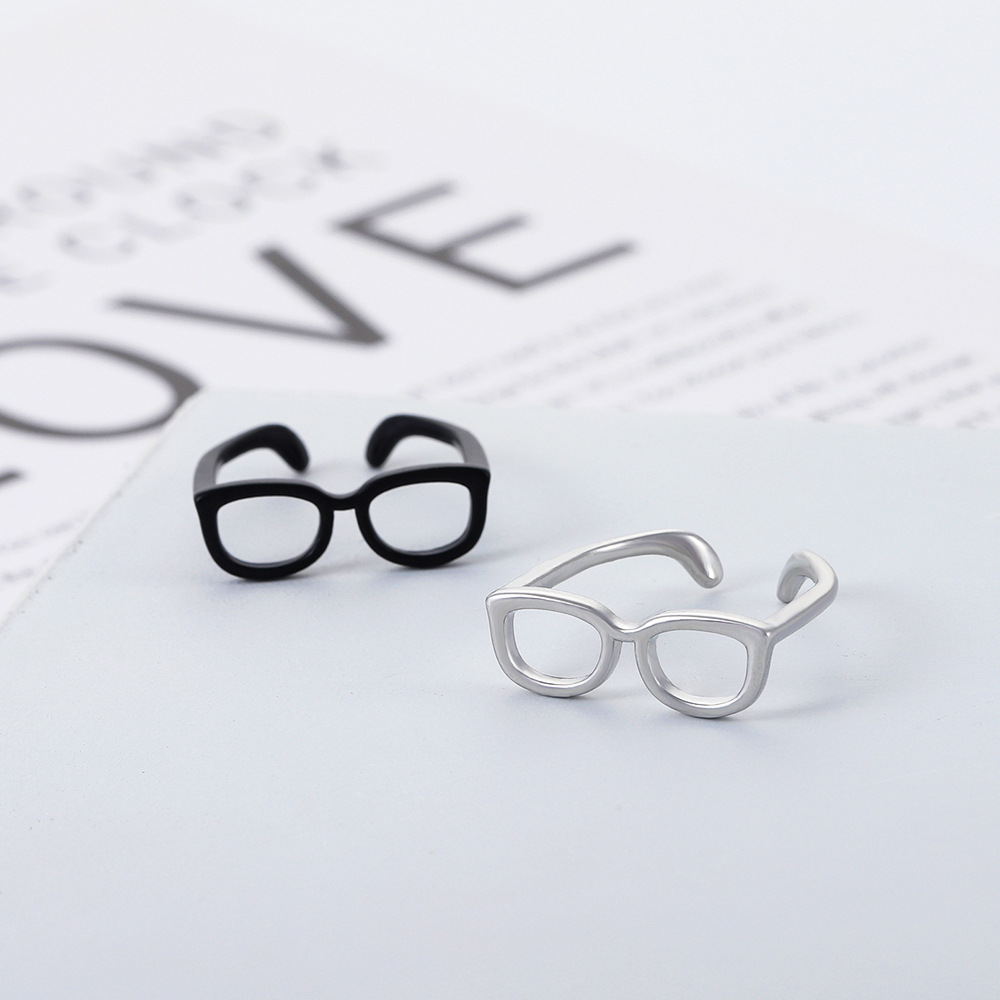 Simple Style Glasses Copper Open Ring In Bulk display picture 3