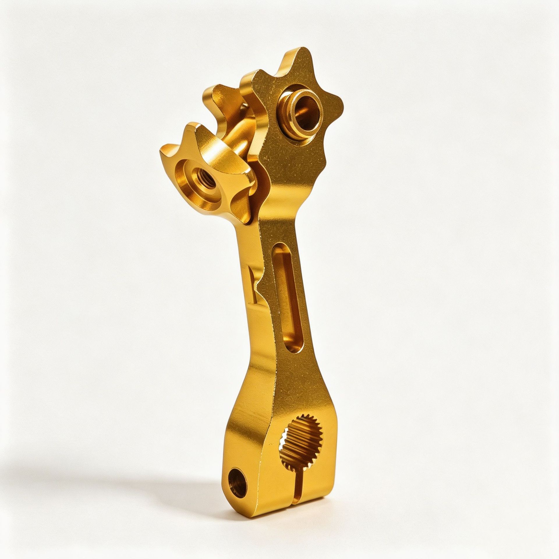 Motorcycle and Electric Vehicle Modification Parts Exclusively for Cross-Border Off-Road Use, Cnc Aluminum Alloy Brake Lever, Five-Pointed Star Rocker Arm Accessories
