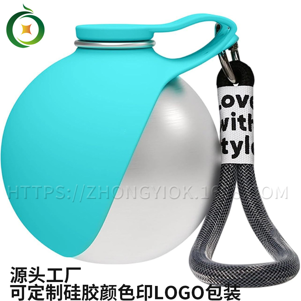 Cerveza de acero inoxidable para mascotas plegable cerveza de silicona para perros y gatos alimentadores de agua al aire libre cerveza de agua portátil para pasear perros