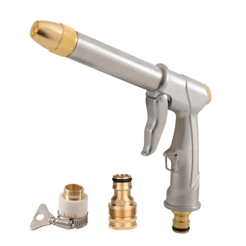 Snjuje metal negrita pistola de agua de lavado de coches traje de pistola de agua de alta presión mágica tubería de agua 7,5 m-30 m traje de pistola de agua