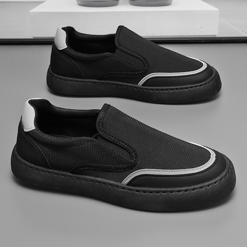 Spring And Summer Breathable Slip-On Lightweight Men's Casual Shoes, Mesh Luxury-Inspired Old Beijing Cloth Shoes, Men's_vogvips.com