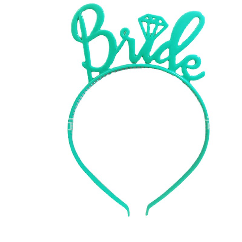 Novia para ser novia diadema corona solo partido discoteca carta diadema tocado europeo y americano accesorios para el cabello