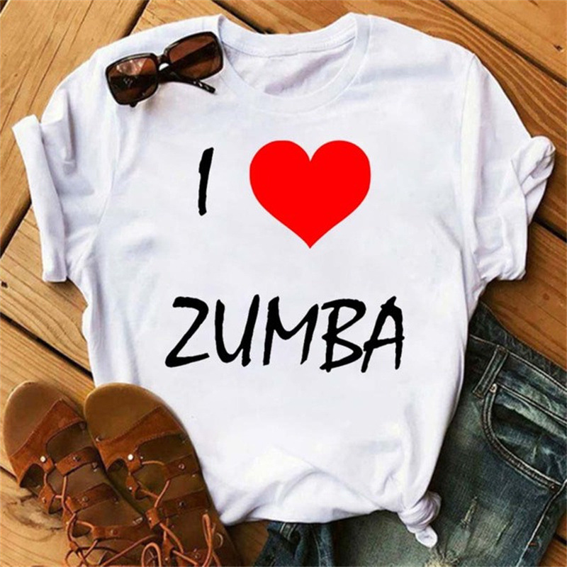 2022外国貿易zumbaプリント半袖tシャツ女装上着
