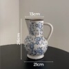 Blue and white porcelain f style