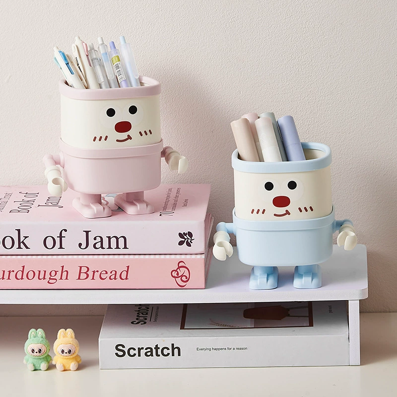 Новый держатель для ручек, милый, красивый, вместительный ящик для хранения канцелярских принадлежностей и разных вещей, настольный держатель для ручек для студентов.
