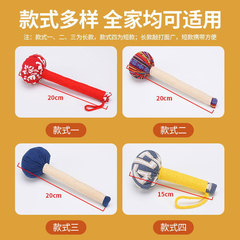 Mugwort hammer diy material package meridian brush massage hammer Mugwort health hammer hand-held five-child massage tapping cervical spine and waist