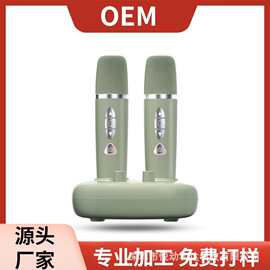 跨境爆款无线K歌神器家用KTV混响麦克风孩子唱歌蓝牙话筒套装