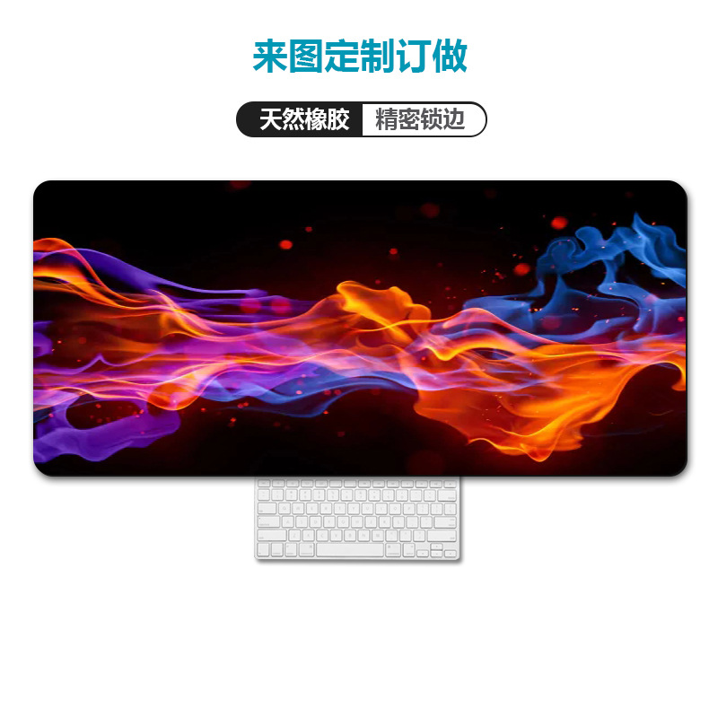 Amazon transfronteriza mapa de calor Rage bestia equipo alfombrilla de ratón de gran tamaño engrosada bloqueo escritorio de la computadora pad alfombrilla de ratón