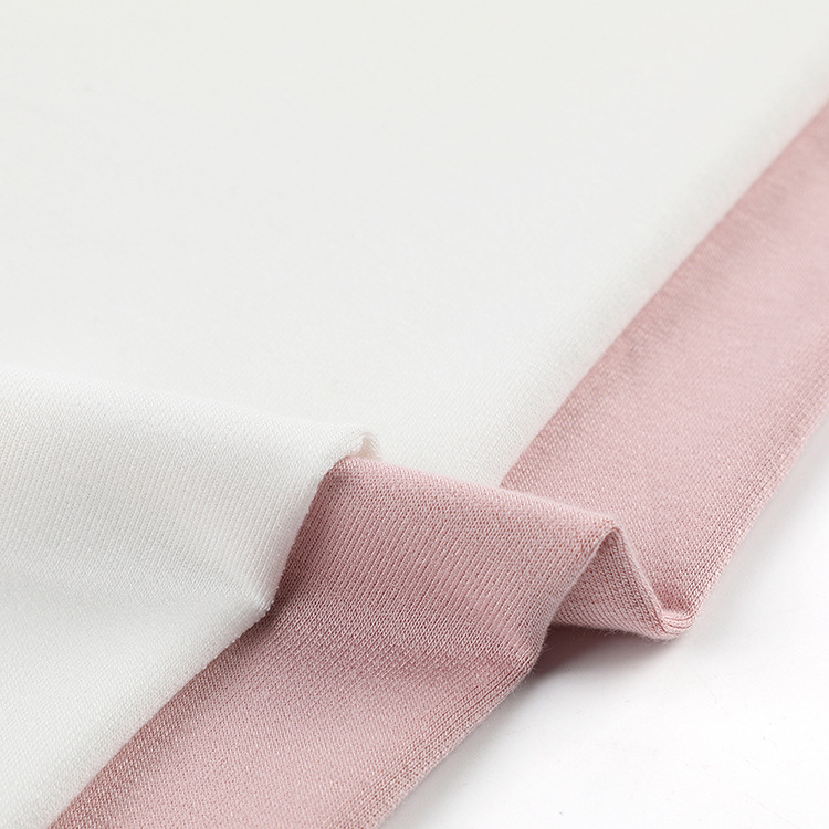 人棉氨纶小毛圈(赛络纺)/纯涤纱氨纶单面小毛圈本白色现货