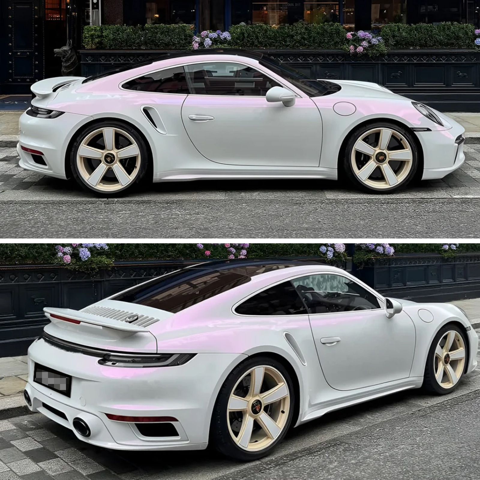 Cross-Border Supply of High-Quality Tpu Color-Changing Film Ppf in White and Red for Car Color Change Protection Film, Scratch-Resistant and Self-Healing