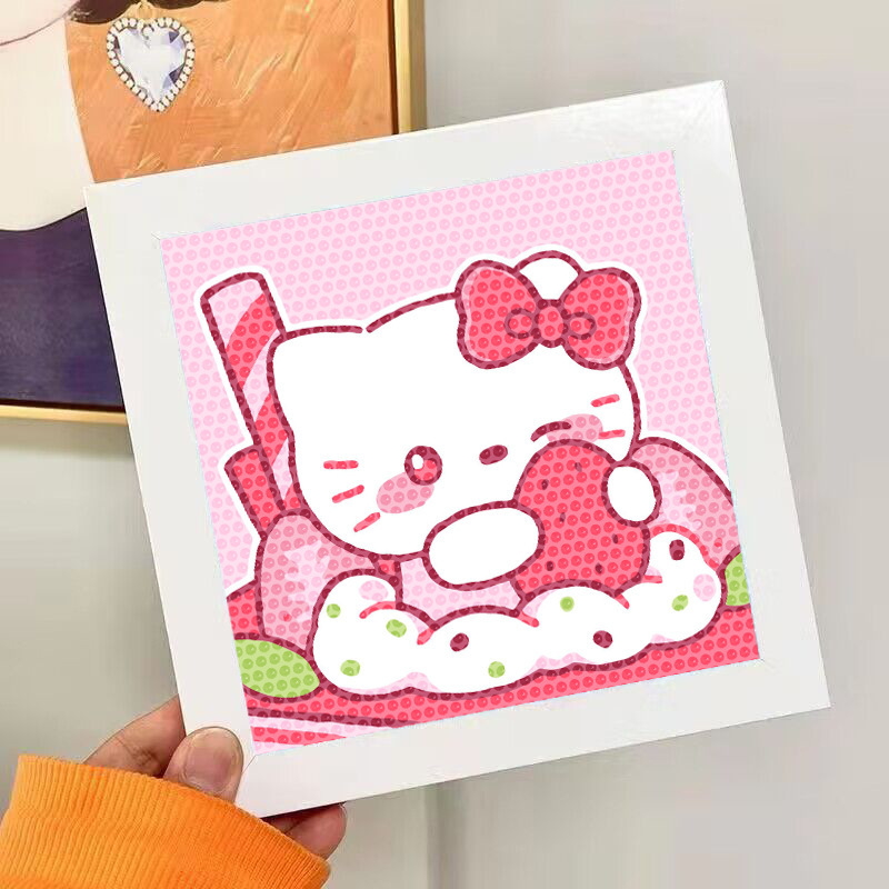 Nuevo dibujo de diamante infantil de labu diy pegatinas de diamante con marcos de fotos hechas a mano diy puzzle pegatinas de mampostería image 193